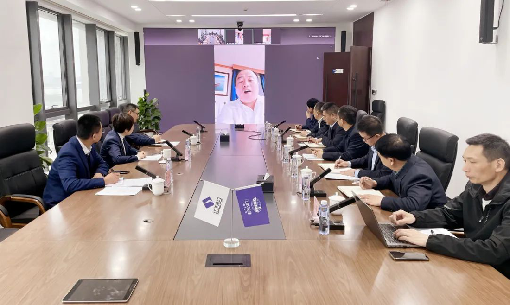 省港口集團副總經(jīng)理、黨委委員唐文一行赴江蘇遠(yuǎn)洋開展“五一”節(jié)前安全生產(chǎn)大檢查