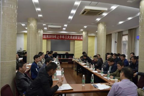 公司舉行2019年上半年度三大員述職交流培訓(xùn)會(huì)