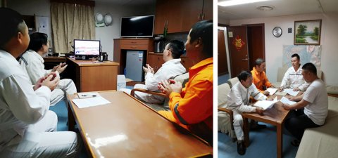 筑牢“浮動(dòng)國(guó)土”上的戰(zhàn)斗堡壘    泰州輪、福州輪黨支部召開(kāi)專題組織生活會(huì)